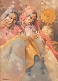 Lal Muhammad Pathan, 20 x 30 Inch, Oil on Canvas, Figurative Painting, AC-LM-010